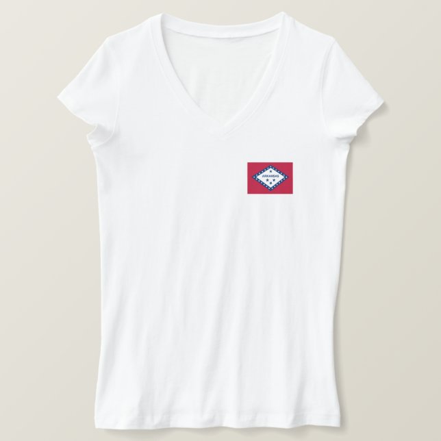 Arkansas State Flag T-Shirt (Design Front)