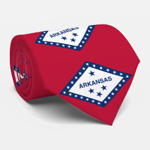 Arkansas State Flag Tie