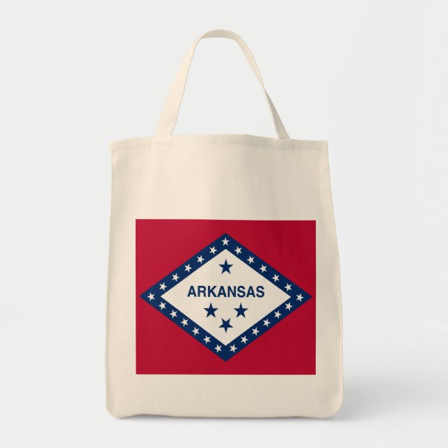 Arkansas State Flag Tote Bag (Front)