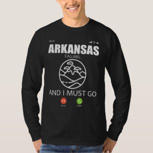 Arkansas State Travel Camp Adventure Hiking And Ba T-Shirt