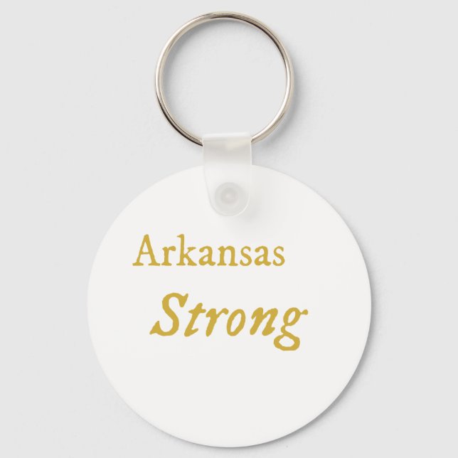 Arkansas Strong   Key Ring (Front)