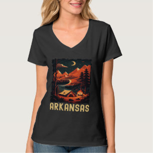 Arkansas Sunset retro 70s vintage hiking camping T-Shirt