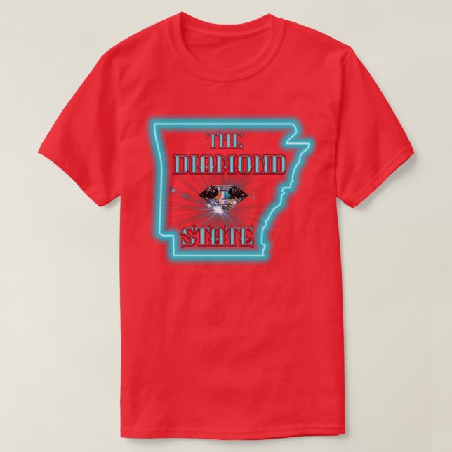 Arkansas the Diamond State T-Shirt (Design Front)