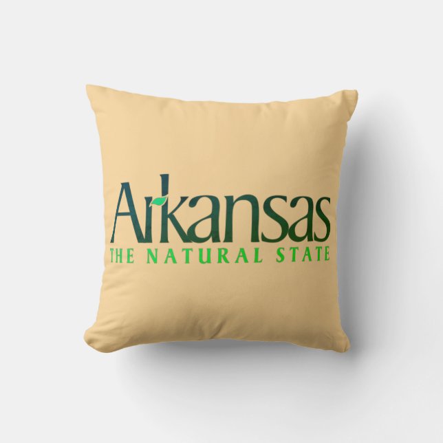 Arkansas The Nature State Cushion (Front)