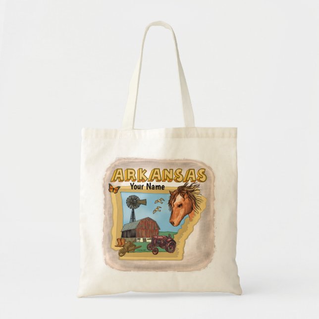 Arkansas tote bag  (Front)