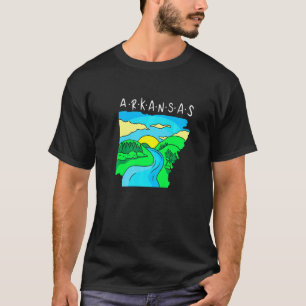 Arkansas Tourist Souvenir Proud State Arkansas Lan T-Shirt