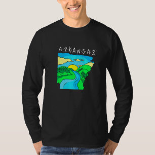 Arkansas Tourist Souvenir Proud State Arkansas Lan T-Shirt