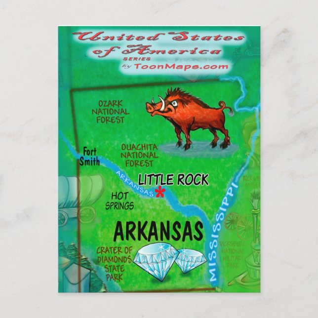 Arkansas USA Card (Front)