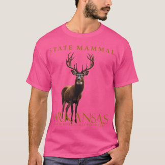 Arkansas White Tailed Deer Design T-Shirt