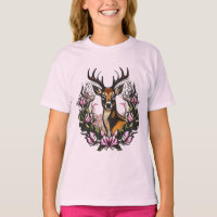 Arkansas White-tailed Deer With Apple Blossom