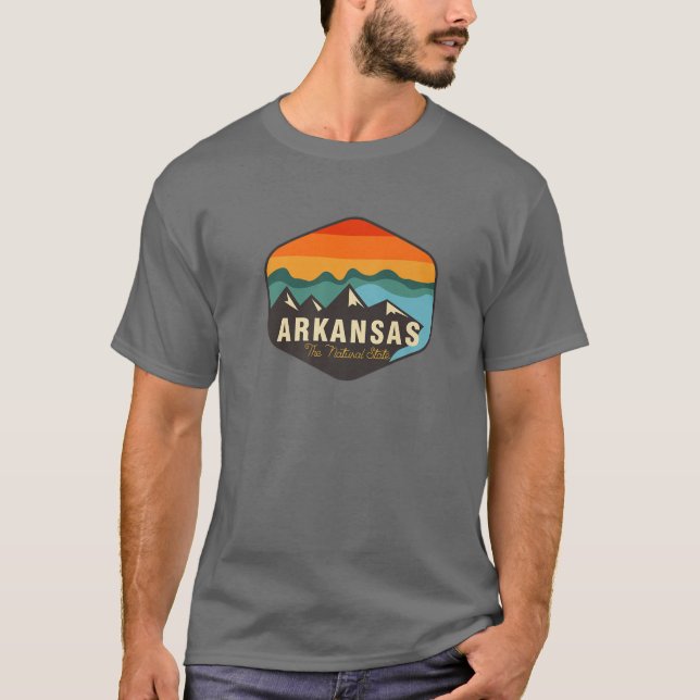 Arkansas Wilderness Patch T-Shirt (Front)