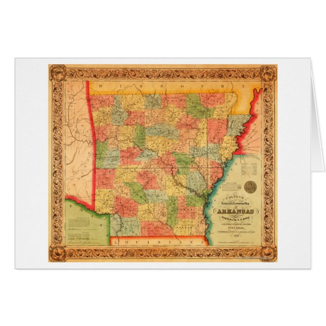 ArkansasPanoramic MapArkansas (Front Horizontal)