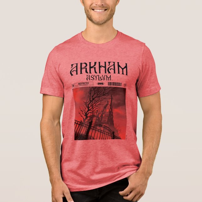 Arkham Asylum: Restricted Tri-Blend Shirt (Front)