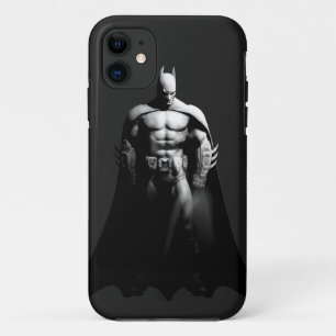 Arkham City   Batman Black and White Wide Pose Case-Mate iPhone Case