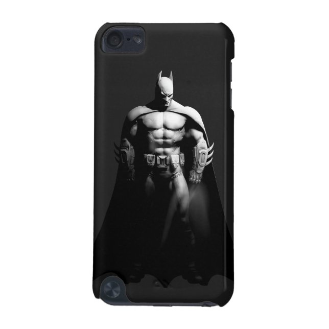Arkham City | Batman Black and White Wide Pose iPod Touch (5th Generation) Cover (Back)