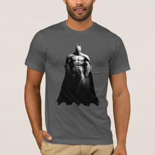 Arkham City   Batman Black and White Wide Pose T-Shirt