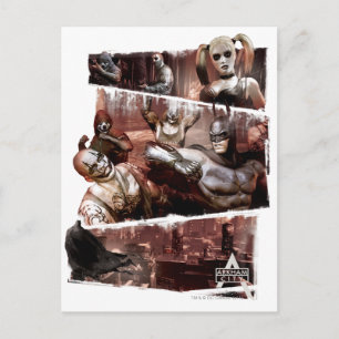Arkham City Characters Trifold Postcard