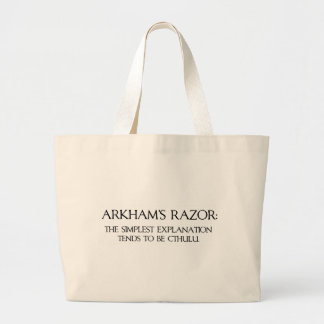 Arkham's Razor Large Tote Bag