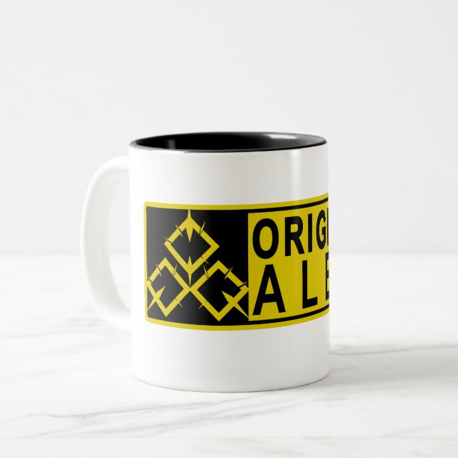 Arknights - Originium Alert Two-Tone Coffee Mug (Front Left)