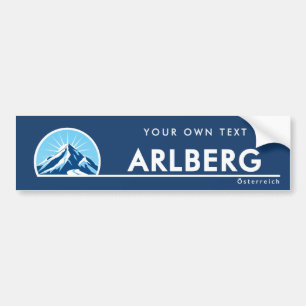 Arlberg Austria Österreich mountain Bumper Sticker