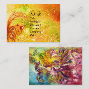 ARLECCHINA Violin Player ,Music,Theatre Artist, Business Card