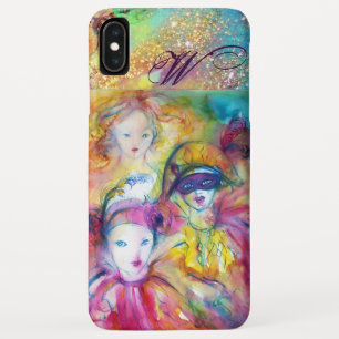 ARLECCHINO PIERO AND COLOMBINA /  MONOGRAM iPhone XS MAX CASE