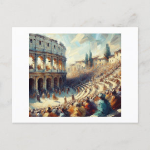 Arles Roman Amphitheater, Postcard