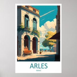 Arles Vintage Travel Poster Ski National Park