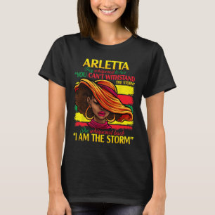 Arletta First Name Family Surname Black History Mo T-Shirt