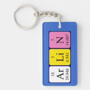 Arlin periodic table name keyring