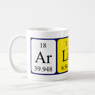Arlind periodic table name mug