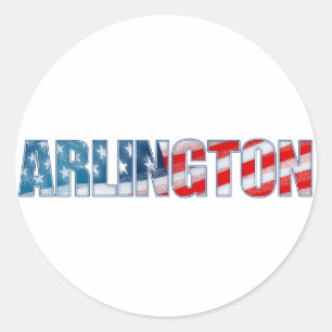 Arlington Classic Round Sticker