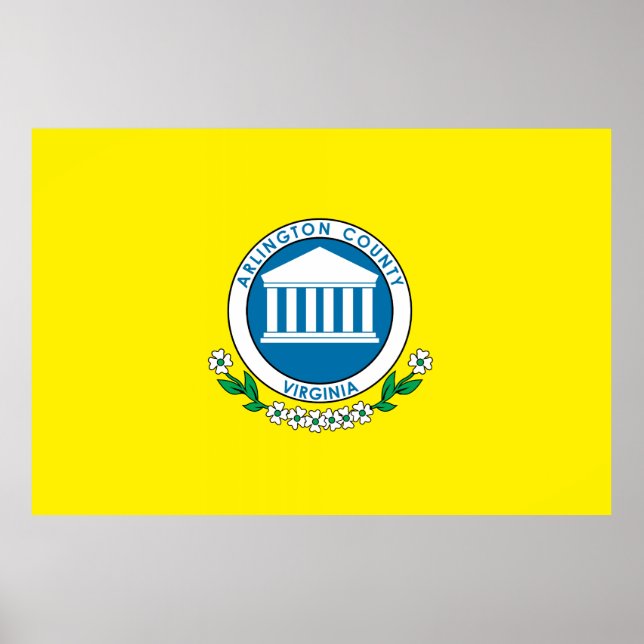 Arlington County flag Poster (Front)