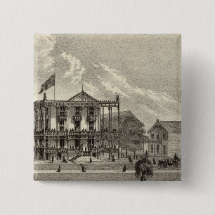 Arlington House, Ocean Grove, NJ 15 Cm Square Badge