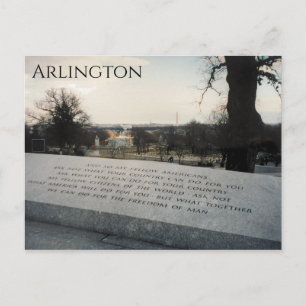 arlington jfk postcard