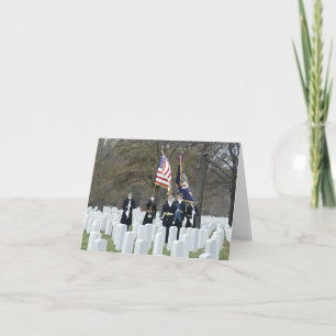Arlington National Cemetery Honour Guard Card