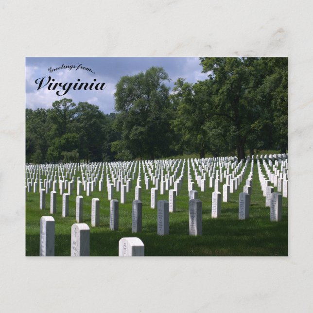 Arlington National Cemetery Virginia Postcard (Front)