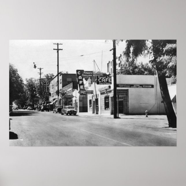 Arlington, Oregon Main Street View Photograph Poster (Front)