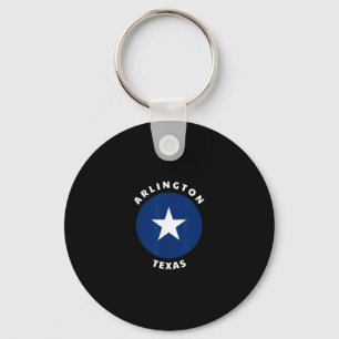 Arlington Texas Tx Bullseye Trip Vacation Souvenir Key Ring