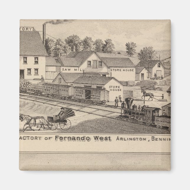 Arlington Vermont Magnet (Front)