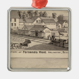 Arlington Vermont Metal Tree Decoration