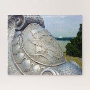Arlington Virginia.Christmas Greetings Jigsaw Puzzle