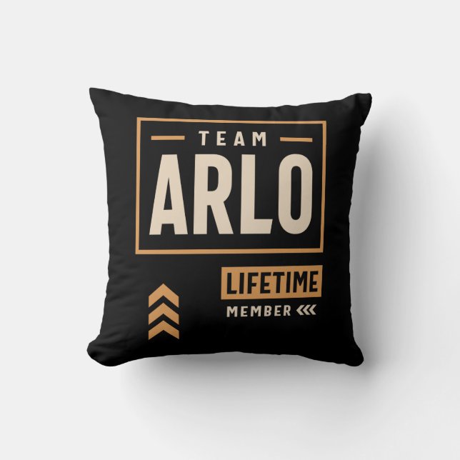 Arlo Personalised Name - Funny Arlo Cushion (Front)