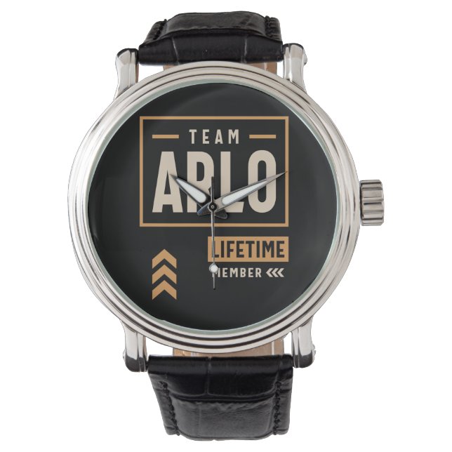 Arlo Personalised Name - Funny Arlo Watch (Front)