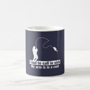 Arm in a cast? coffee mug