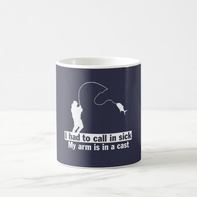 Arm in a cast? coffee mug (Center)