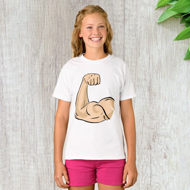 Arm Muscle Girls T-Shirt (Creator Uploaded)