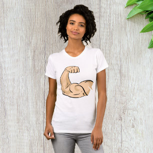 Arm Muscle Womens T-Shirt