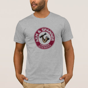 Arm & Spanner Auto Service on American Apparel Tee