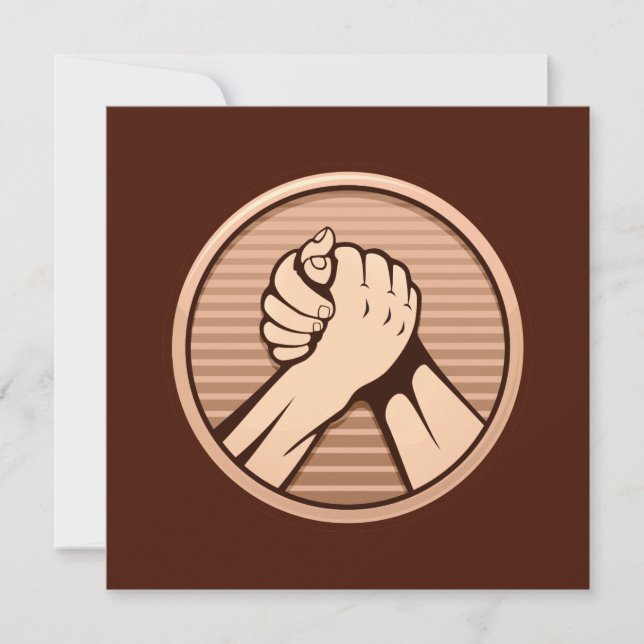 Arm wrestling Bronze (Front)